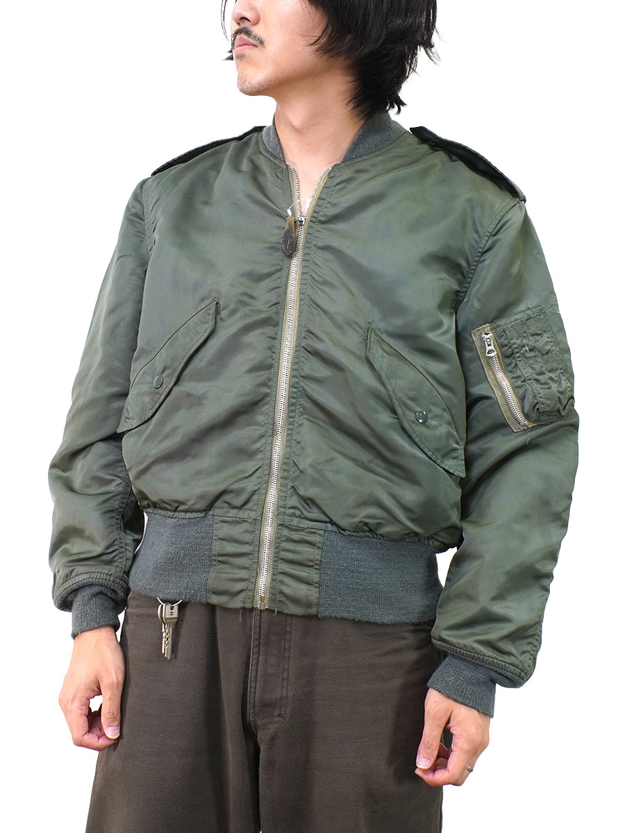 70's U.S. AIR FORCE L-2B MIL-J-7448J フライトジャケット 表記