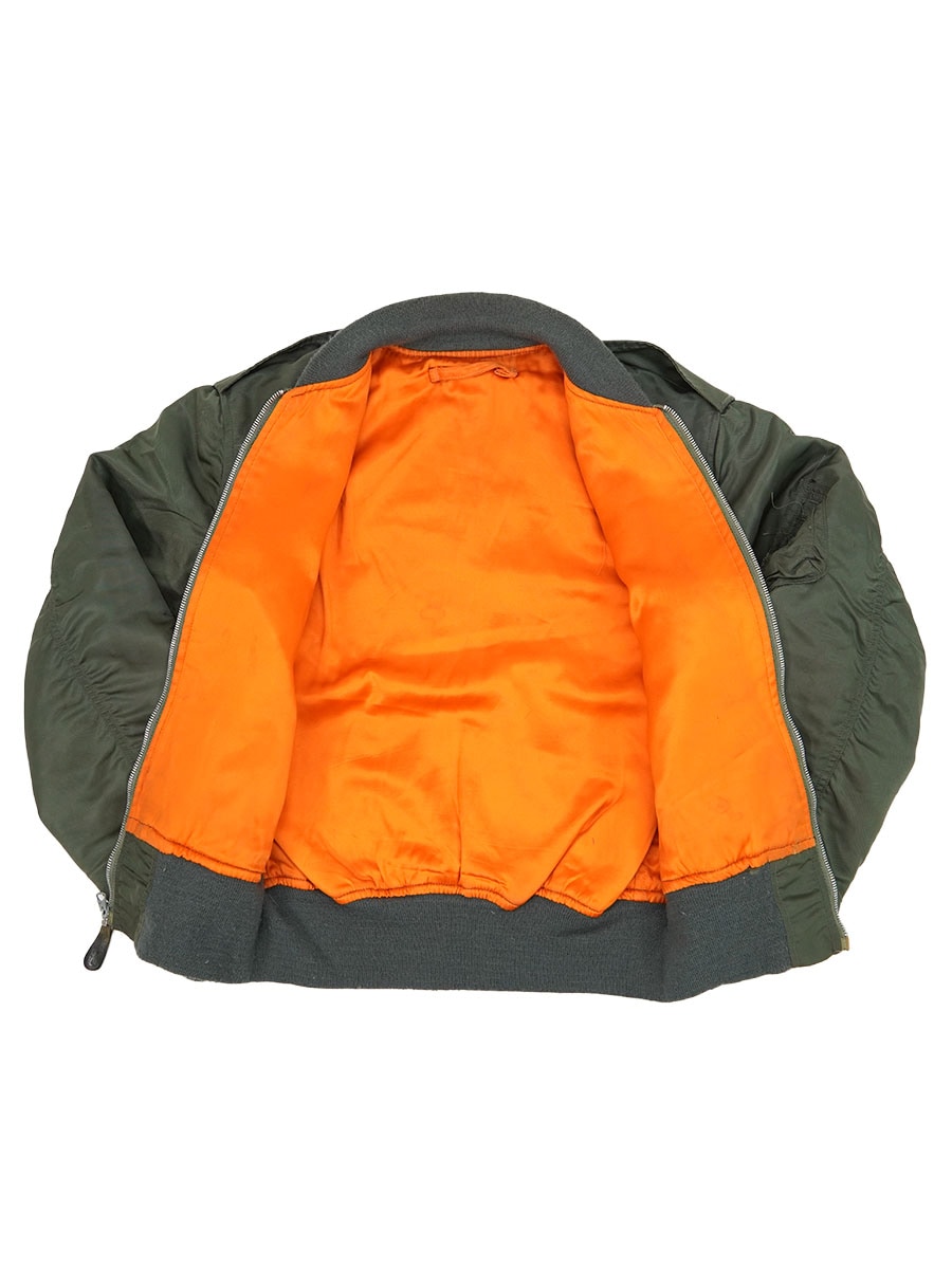 70s 米軍実物 USAF L-2B ALPHA社 MIL-J-7448J XL 70's USAF L-2B MIL-J-7448J FLIGHT JACKET SIZE M 70年代 米軍