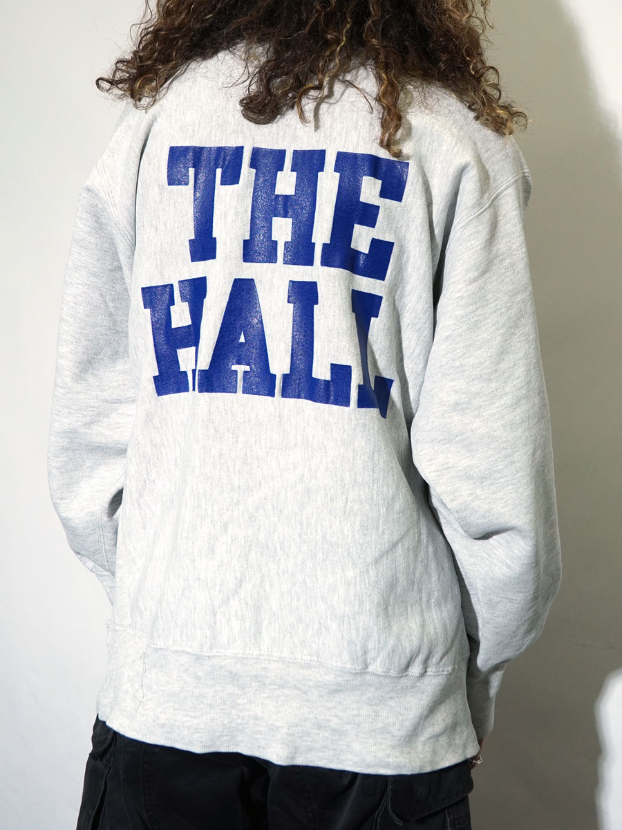 bideni 　90s 刺繍タグ　USA製　両面　バックプリント　染み込み 90's 刺繍タグ チャンピオンRW ''SHU/THE HALL'' 両面プリント