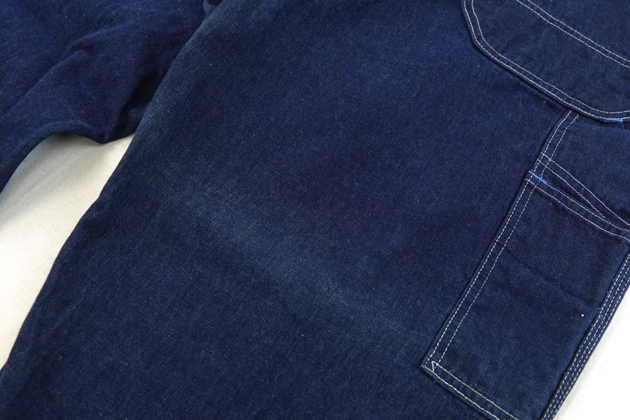 60's Sears VAT DYED DENIM ペインターパンツ 濃紺 実寸(41x29) | SOLD
