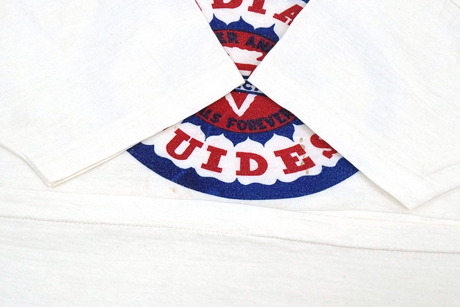 60'S CHAMPION ''YMCA INDIAN GUIDES'' WATER PRINT T SHIRT (SIZE.LARGE)