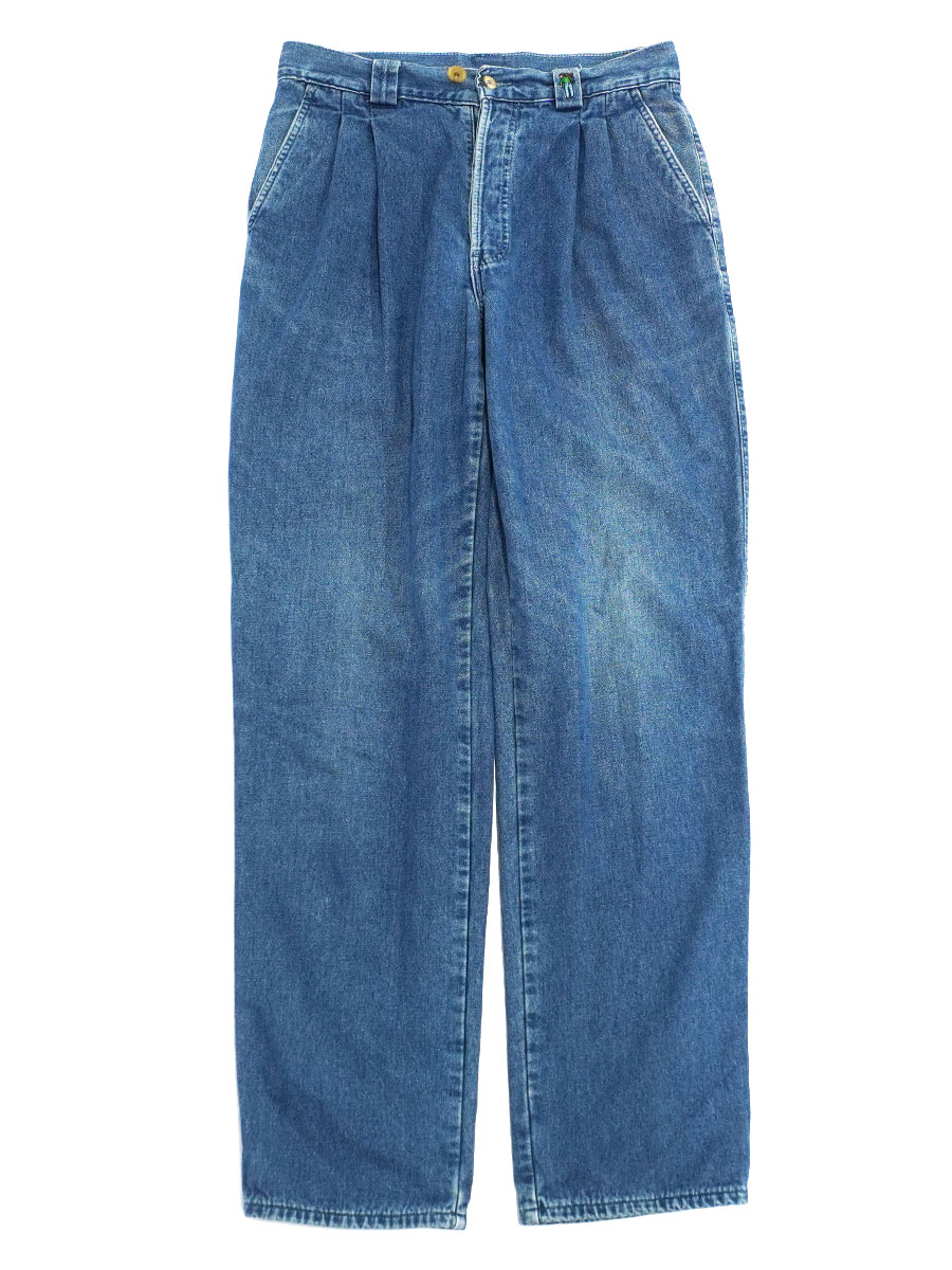 80's～ LEVI'S 2タック デニムスラックス 裏地付き 表記(W31 L34) イタリア製