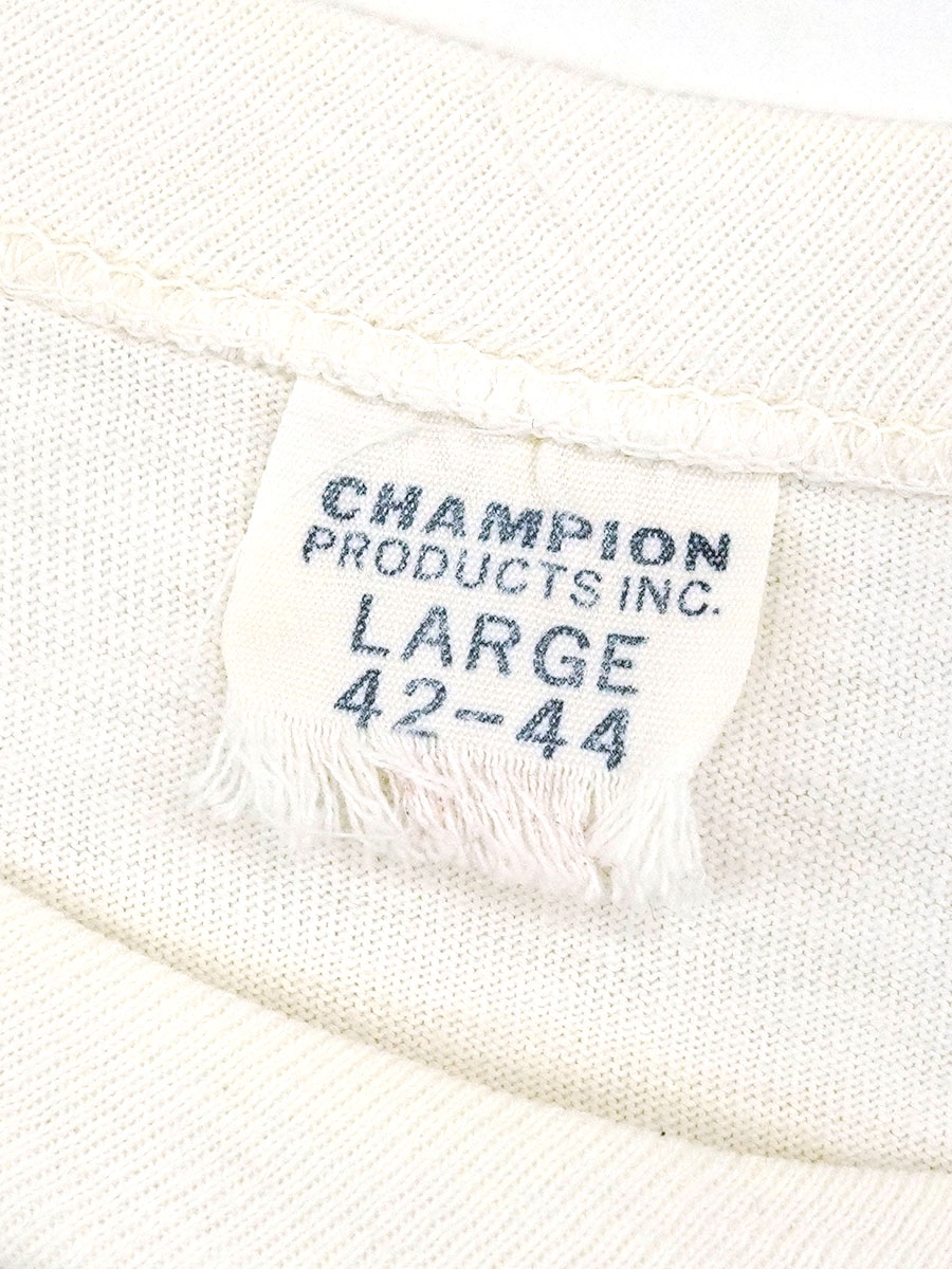 60'S CHAMPION ''YMCA INDIAN GUIDES'' WATER PRINT T SHIRT (SIZE.LARGE)