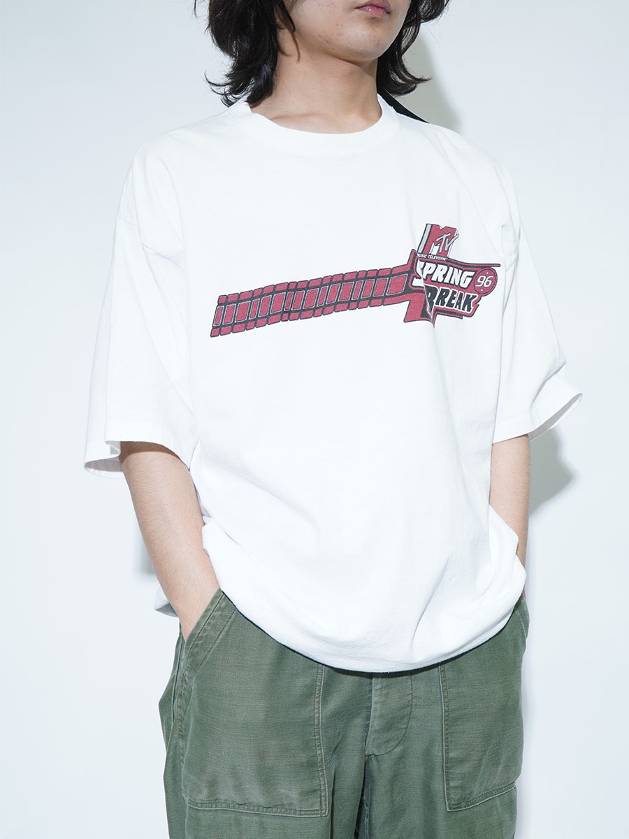 90'S UNIONBAY ''MTV/SPRING BREAK '96'' T SHIRT (APPROX.LARGE)