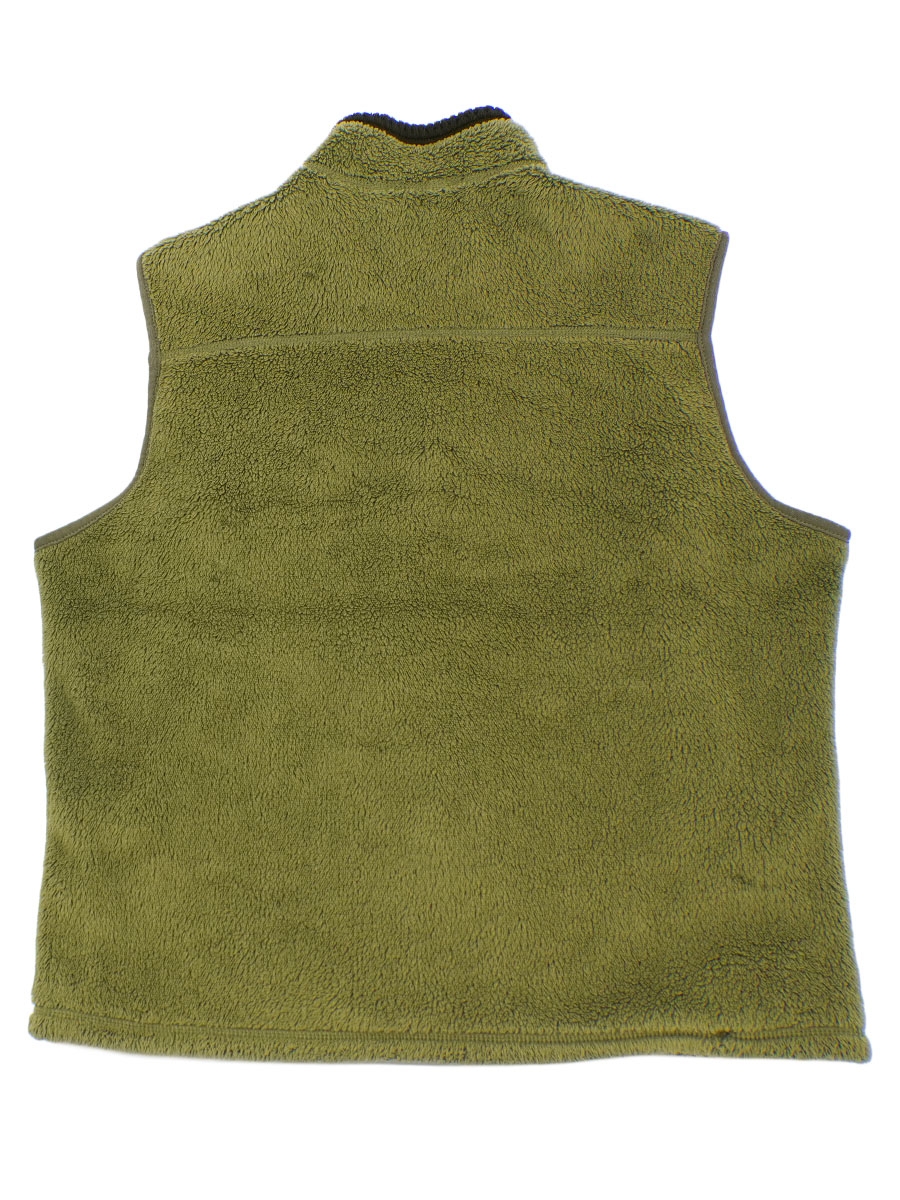 '01 パタゴニア R4ベスト フィールドグリーン 表記(M) USA製