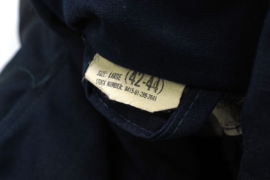 90s US NAVY A-2 アラミド デッキジャケット ステンシル L 90s