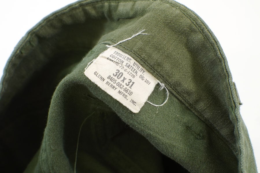 50's U.S.ARMY 最初期 ベイカーパンツ ボタンフライ 表記(SMALL