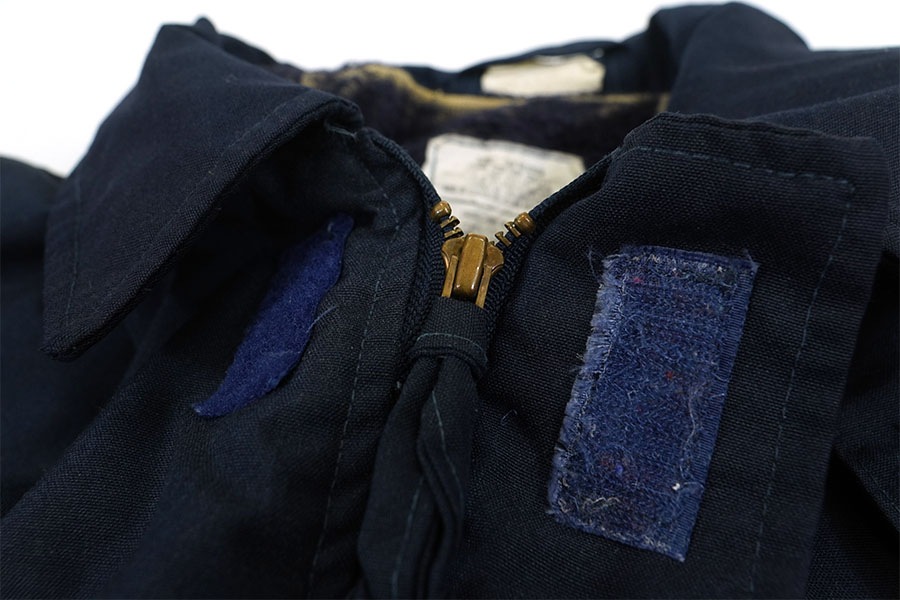 90's U.S.NAVY アラミド デッキジャケット 表記(L) ステンシル