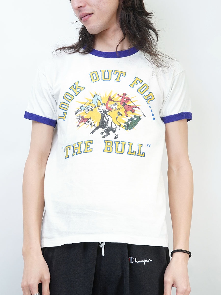 70's バータグ チャンピオン ''LOOK OUT FOR. THE BULL'' 染み込み