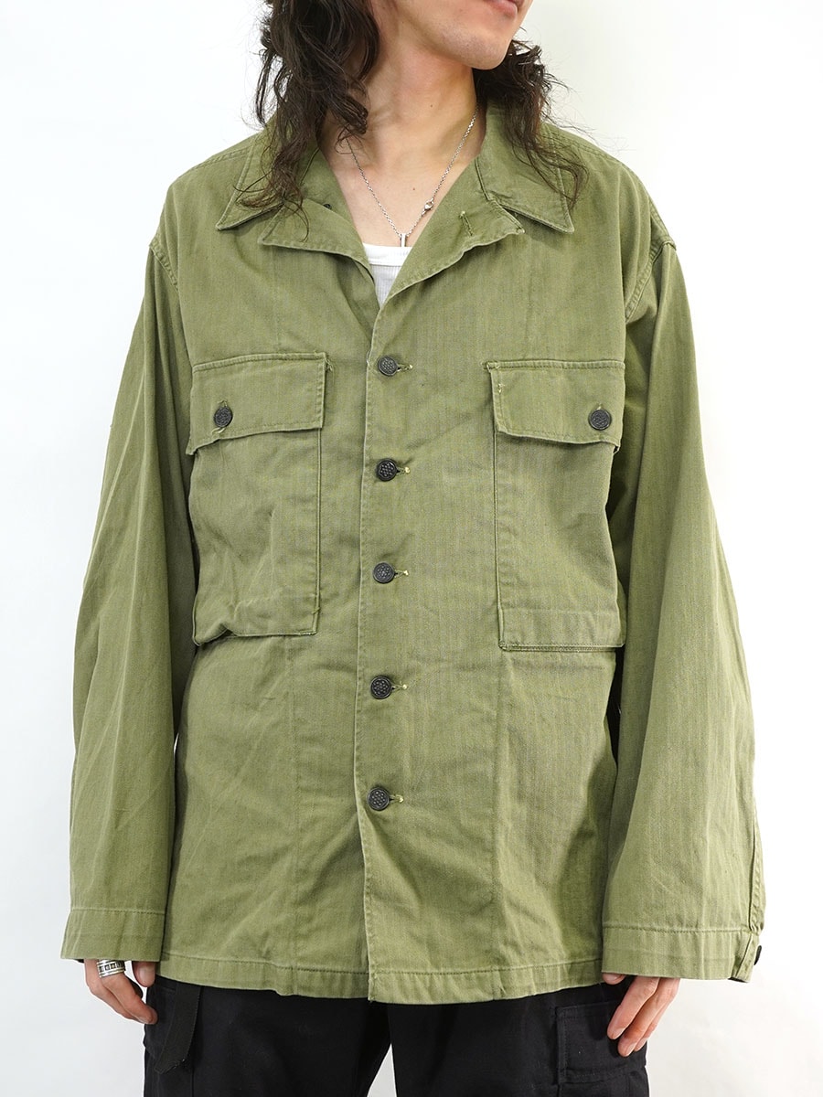 40's U.S.ARMY M-43 HBTジャケット 13スターボタン 実寸(40位) | NEW