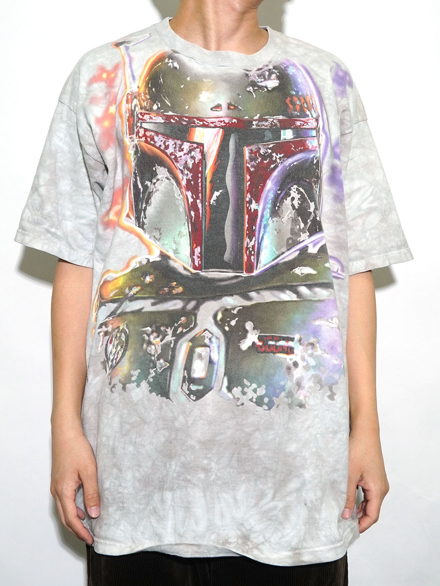 90'S STAR WARS ''BOBA FETT'' TIE DYE T SHIRT (SIZE.XX LARGE) | NEW