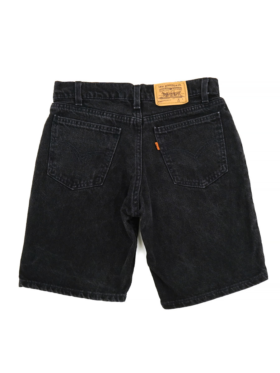 90's LEVI'S 550 ブラックデニムショーツ HUSKY 表記(W29) USA製 | NEW