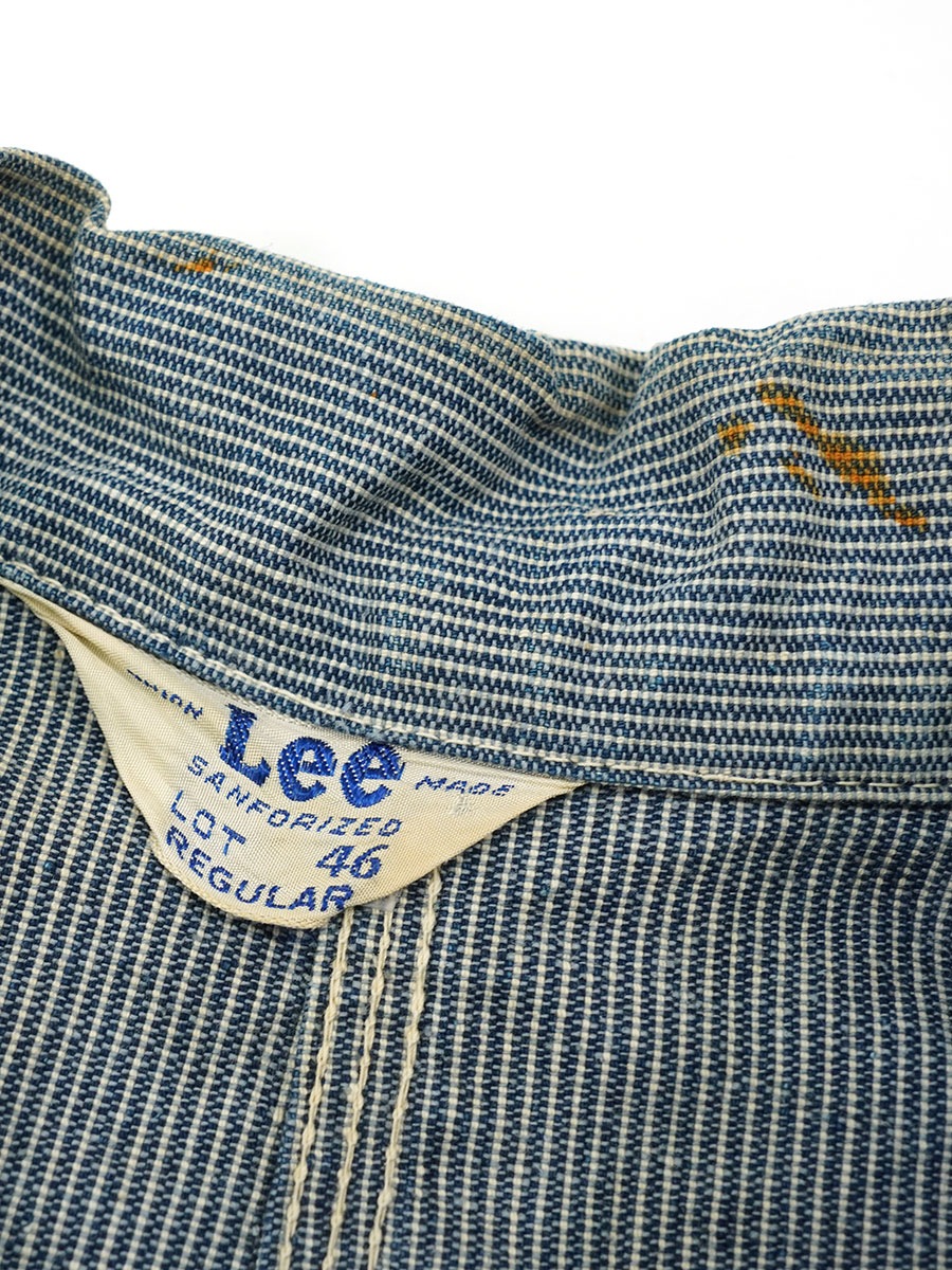 40s Lee 96-J Pin 被せよ Hickory カバーオールジャケット