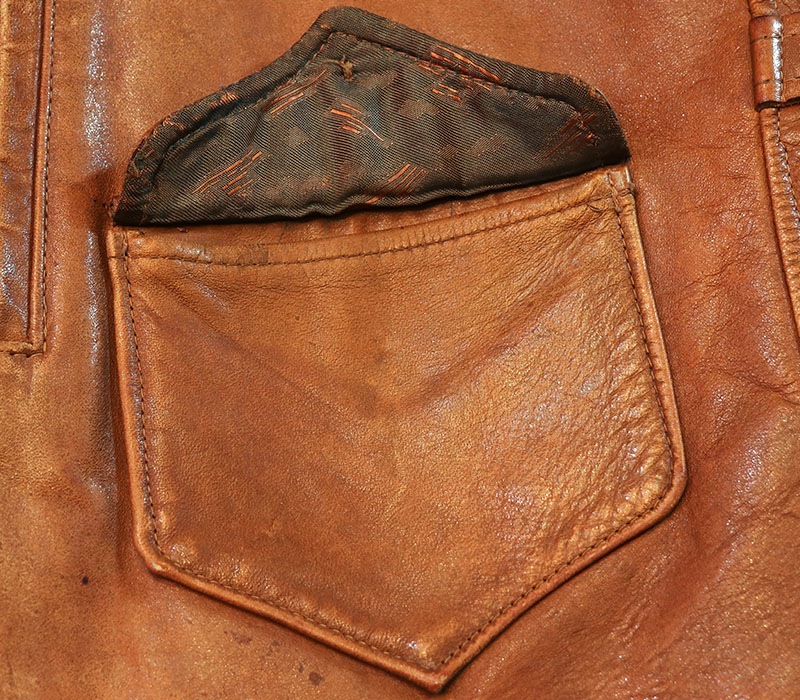 1940s LEATHER JACKET , Size 42