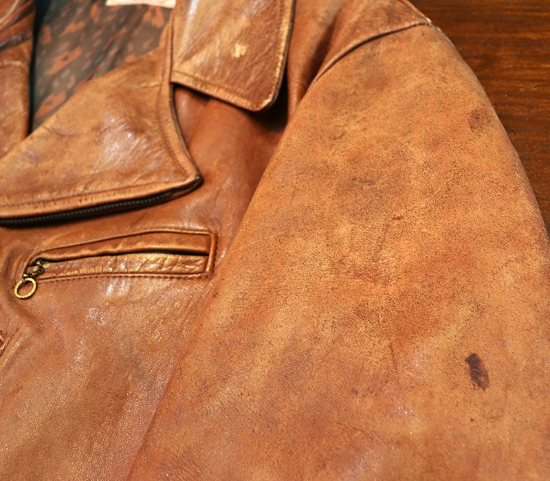 1940s LEATHER JACKET , Size 42