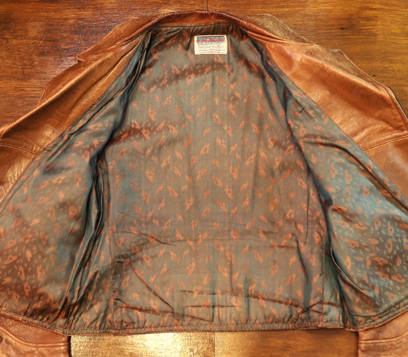 1940s LEATHER JACKET , Size 42