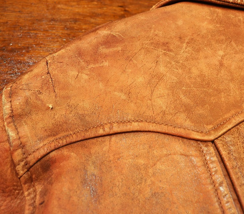 1940s LEATHER JACKET , Size 42