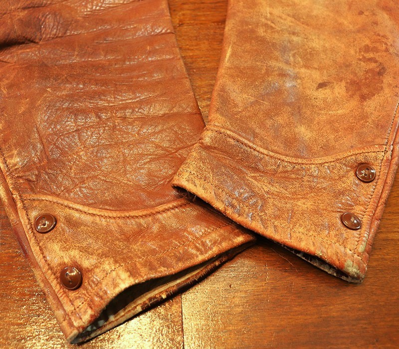 1940s LEATHER JACKET , Size 42