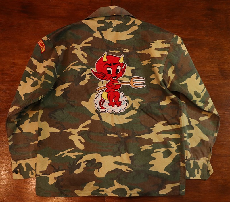 1970s SOUVENIR JACKET , RED DEVIL ,  Size M