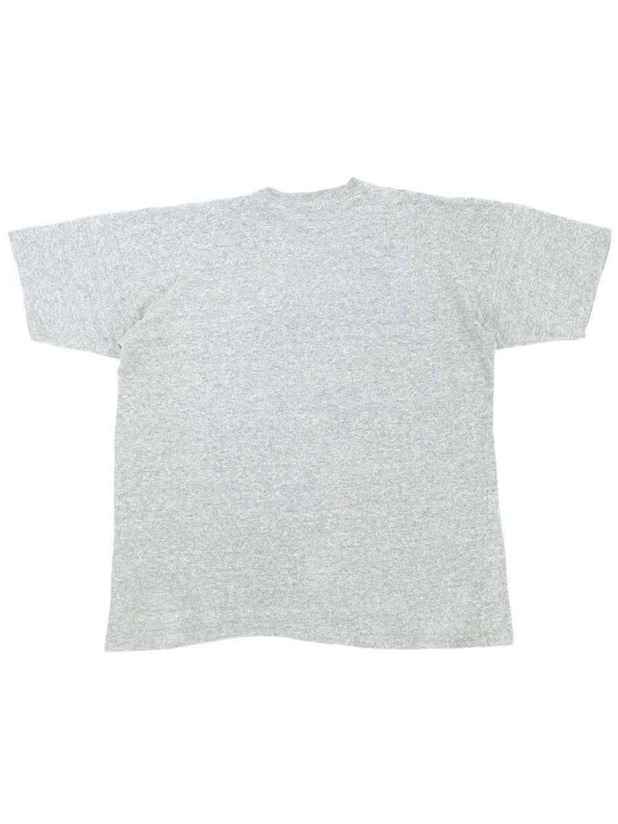 80's トリコタグ チャンピオン ''MICHIGAN STATE 1988 Rose Bawl Champion'' 3段染み込みプリント VネックTシャツ 霜降りグレー 表記(XXL)