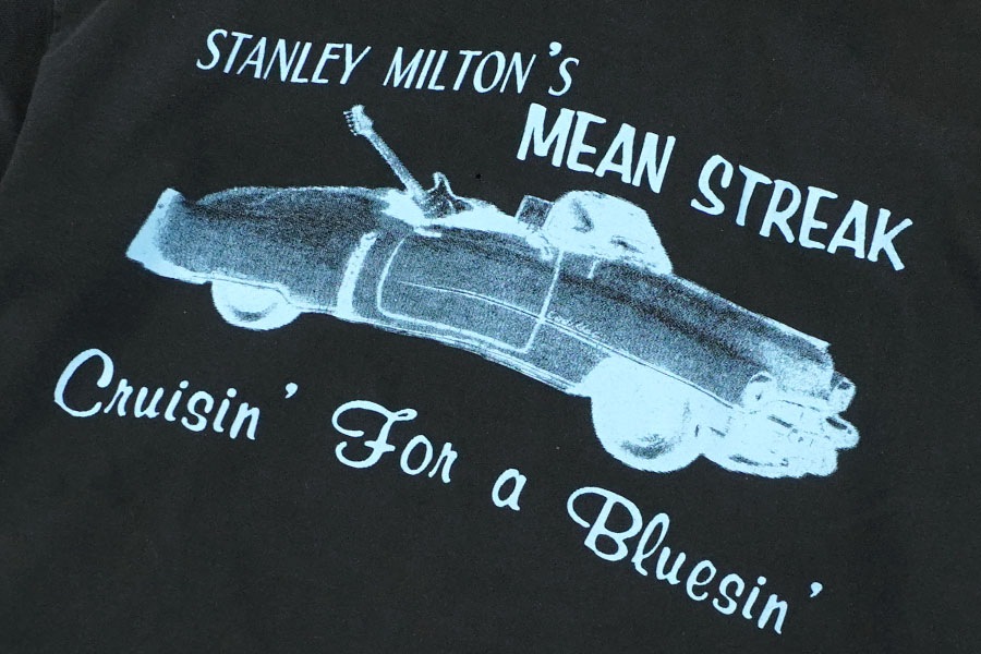 90's Hanes ''STANLEY MILTON'S MEAN STREAK'' Tシャツ ブラック 表記(XL)