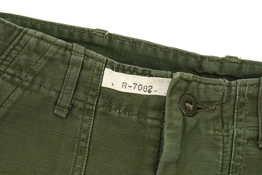 US ARMY 60s 前期 ベイカーパンツ ボタンフライ 60's U.S.ARMY ベイカーパンツ ボタンフライ 表記(34x31