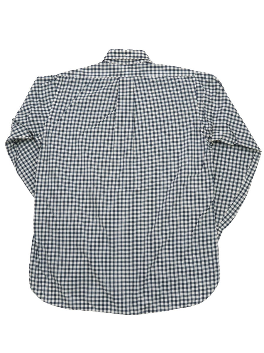 60's Fox Ltd. チェック柄 3点留め B.D.ロングスリーブシャツ マチ付き 実寸(16 1/2位)