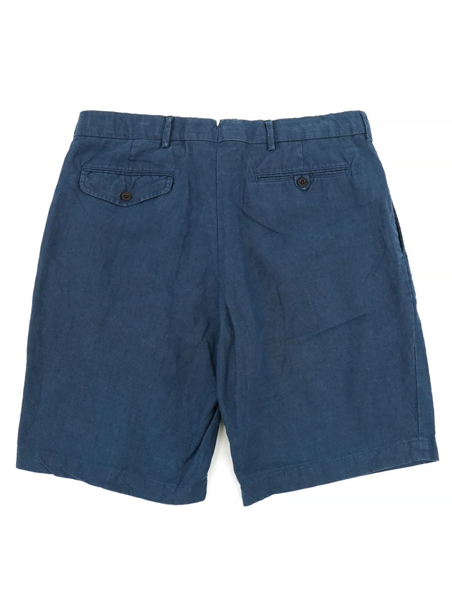 ラルフローレン BRADBURY FIT 100%リネン ショーツ ネイビー 表記 (34