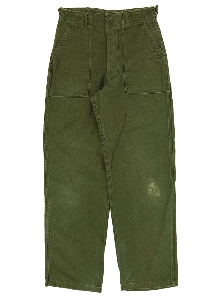 US ARMY 60s 前期 ベイカーパンツ ボタンフライ 50's U.S.ARMY 最初期 ベイカーパンツ ボタンフライ 表記(SMALL