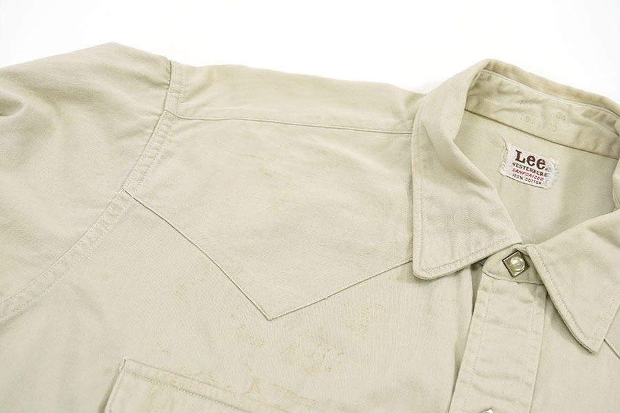 60's Lee WESTERNER ウエスタンシャツ 表記(16 1/2)