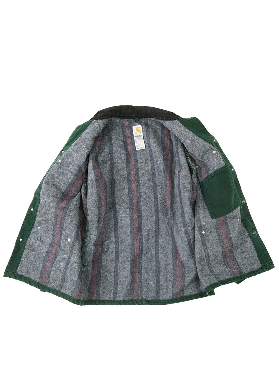 USA製 カーハート ミシガンチョアコート ブランケットライナー ダーク