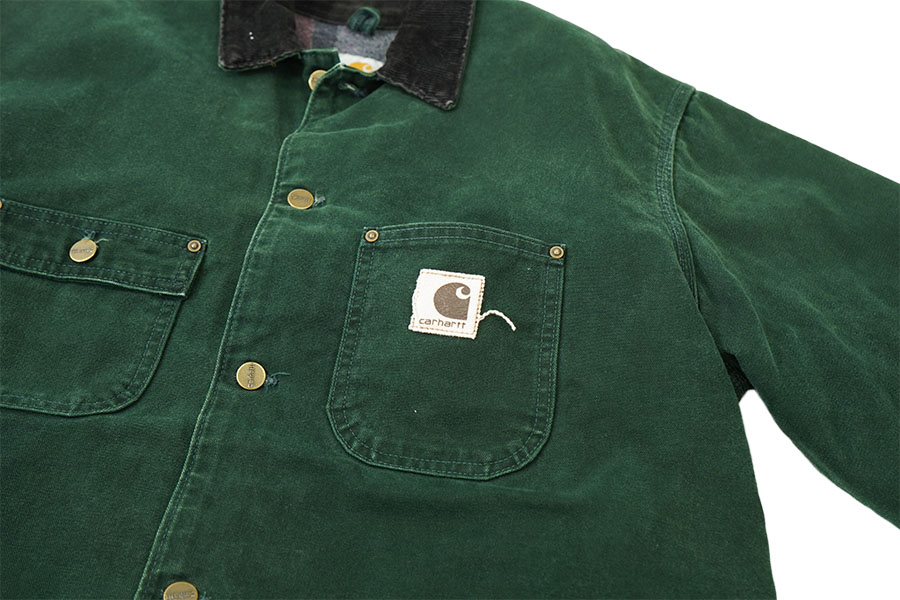 USA製 カーハート ミシガンチョアコート ブランケットライナー ダーク