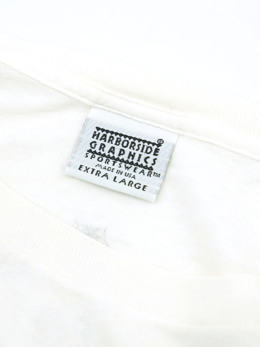90's HARBORSIDE GRAFICS ''てんとう虫'' オールオーバープリント！ Tシャツ ホワイト 表記(XL) USA製