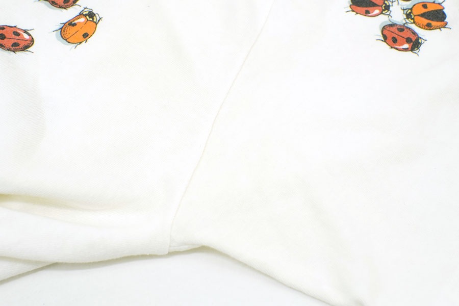 90's HARBORSIDE GRAFICS ''てんとう虫'' オールオーバープリント！ Tシャツ ホワイト 表記(XL) USA製