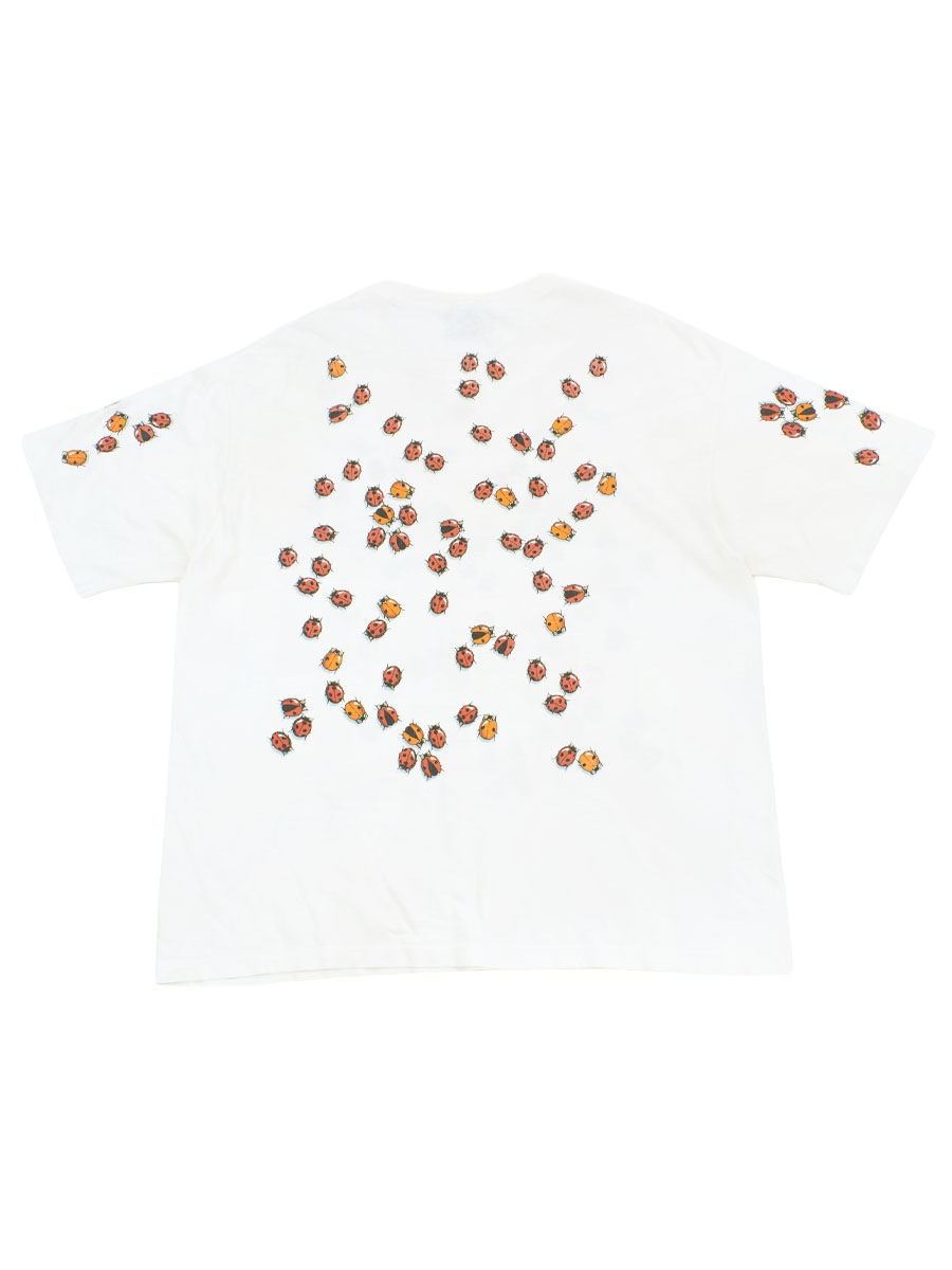 90's HARBORSIDE GRAFICS ''てんとう虫'' オールオーバープリント！ Tシャツ ホワイト 表記(XL) USA製