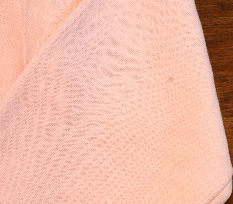 1950s VINTAGE SWEAT , PINK x BLACK , Size L