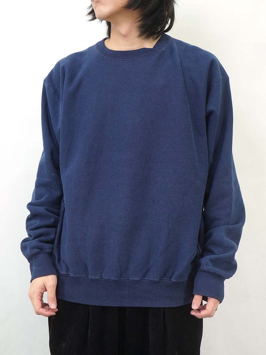 80's the gap by Champion 無地ネイビー RWタイプスウェット 表記(XL