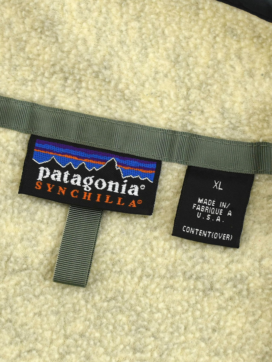 90's パタゴニア シンチラスナップTプルオーバー オートミールヘザー