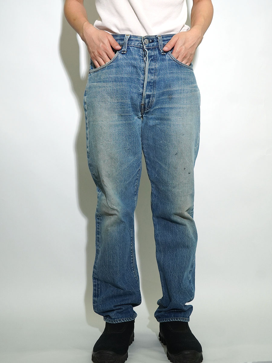 70's LEVI'S 501 66前期 デニムパンツ 薄ヒゲ 表記(W34 L33) | NEW