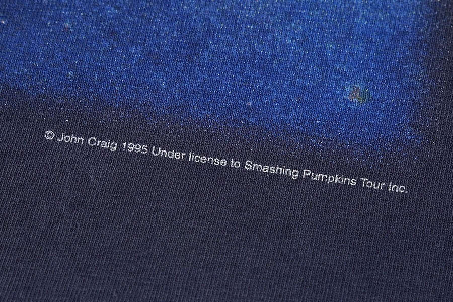90's giant スマッシング・パンプキンズ ''Mellon Collie & the Infinite Sadness'' プリントTシャツ ネイビー 表記(XL) USA製