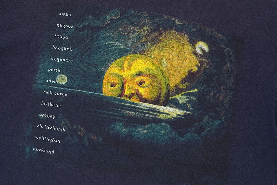 90's giant スマッシング・パンプキンズ ''Mellon Collie & the Infinite Sadness'' プリントTシャツ ネイビー 表記(XL) USA製
