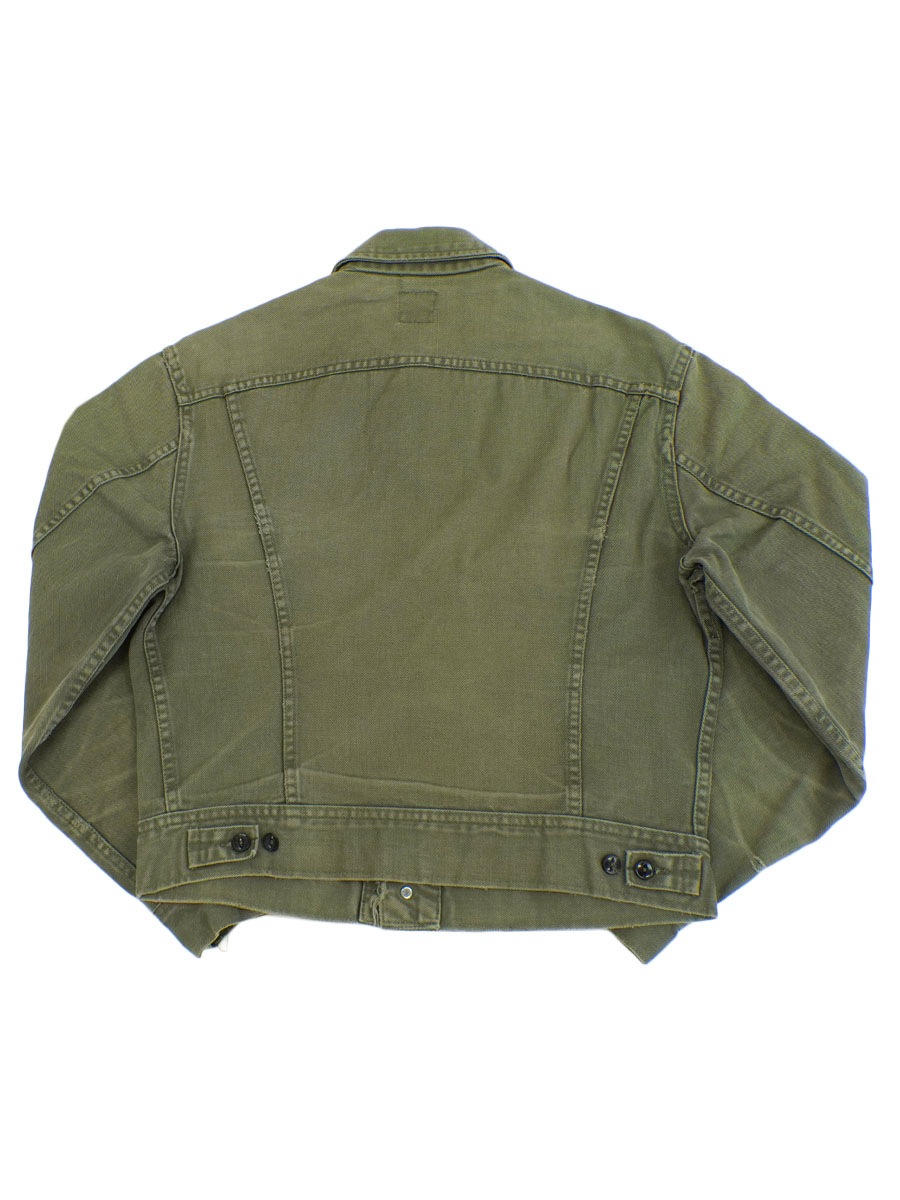激レア　Lee　70s　アメリカ製　モールスキンコットンジャケット　グリーン 70's Lee コットンツイルジャケット モスグリーン 実寸(38位