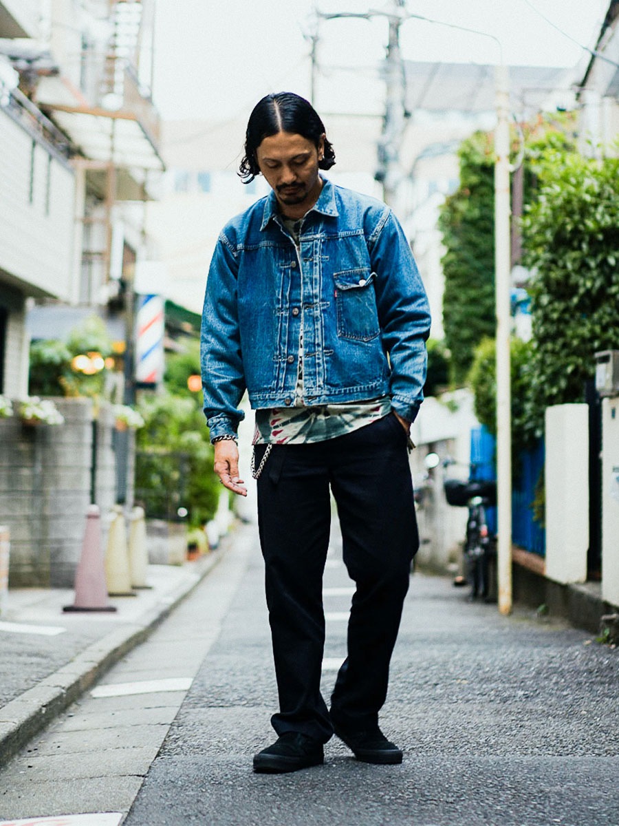 50's Levi's 506XX デニムジャケット スライドバックル 良雰囲気 実寸(44位)
