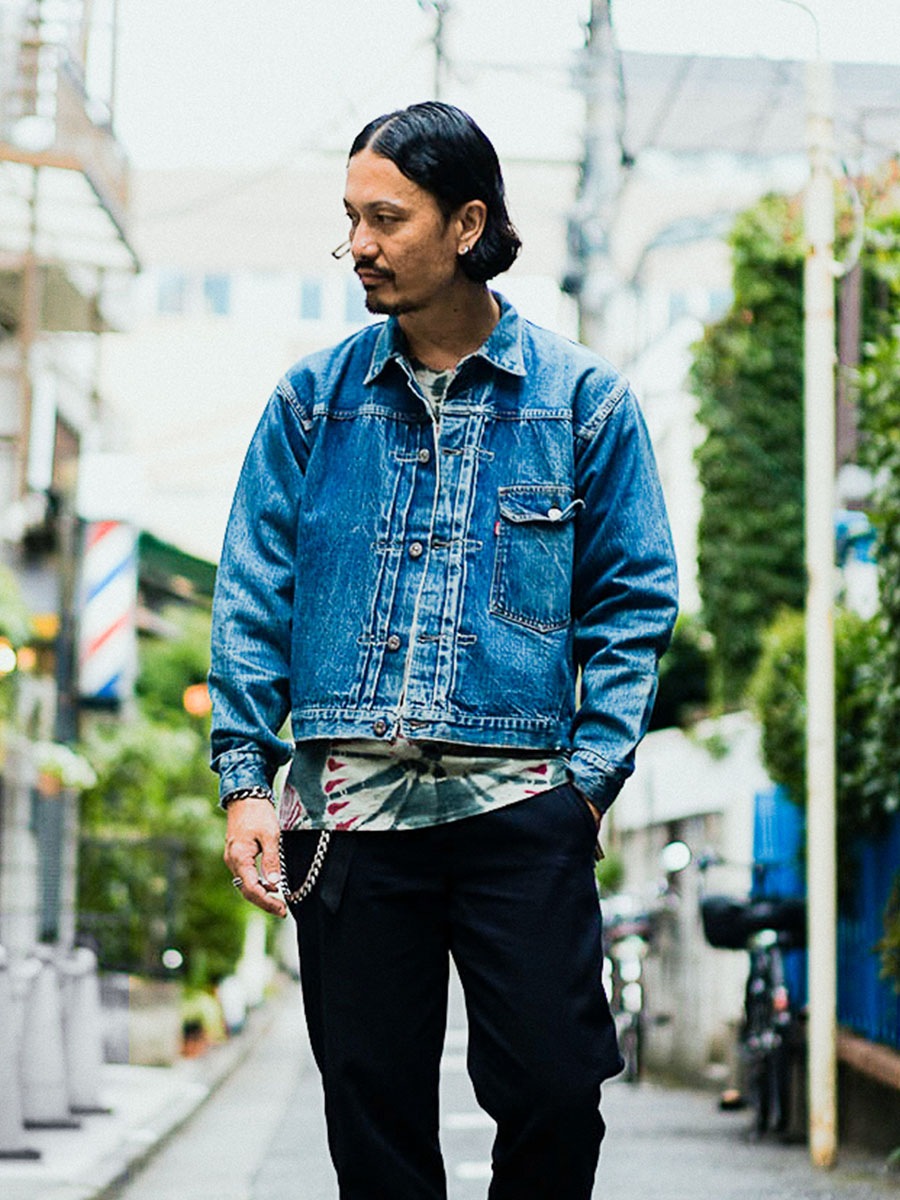 50's Levi's 506XX デニムジャケット スライドバックル 良雰囲気 実寸(44位)