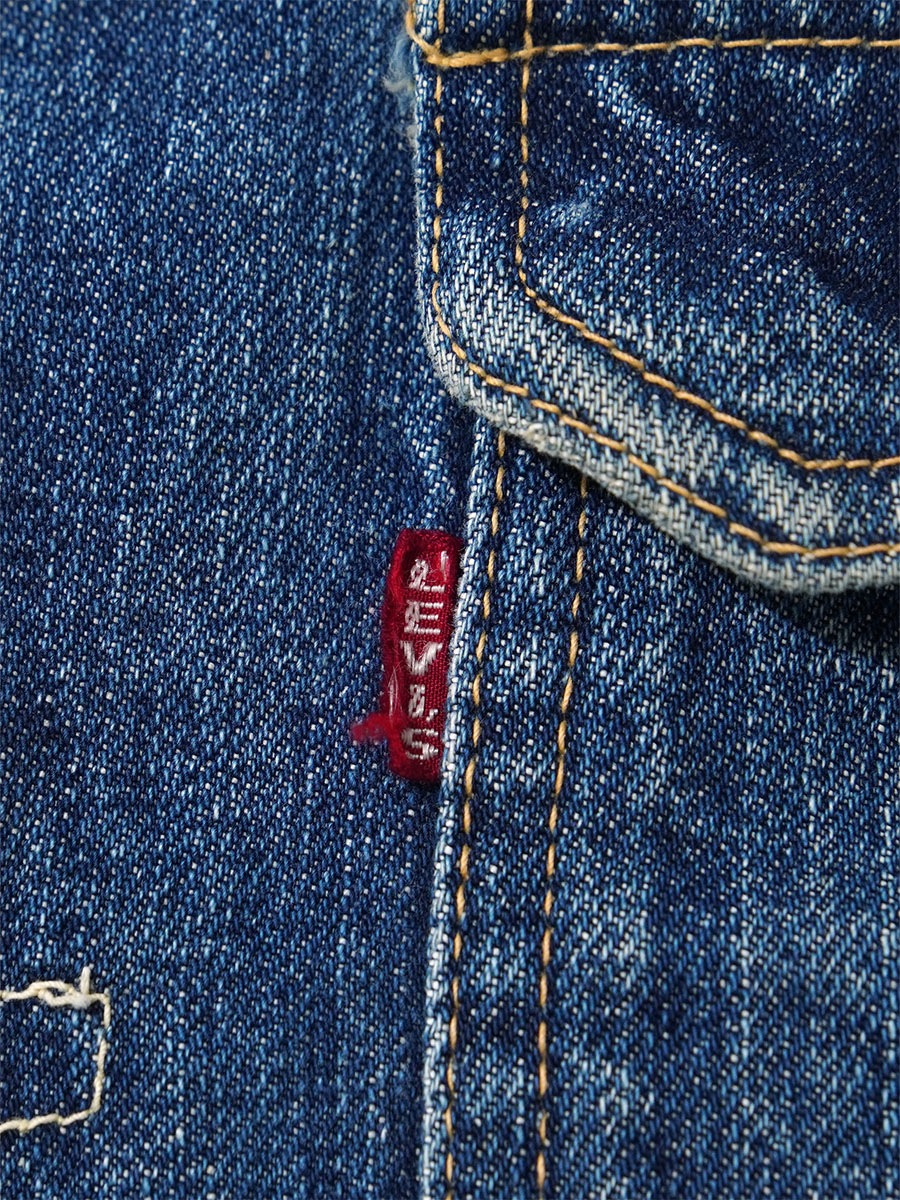 50's Levi's 506XX デニムジャケット スライドバックル 良雰囲気 実寸(44位)