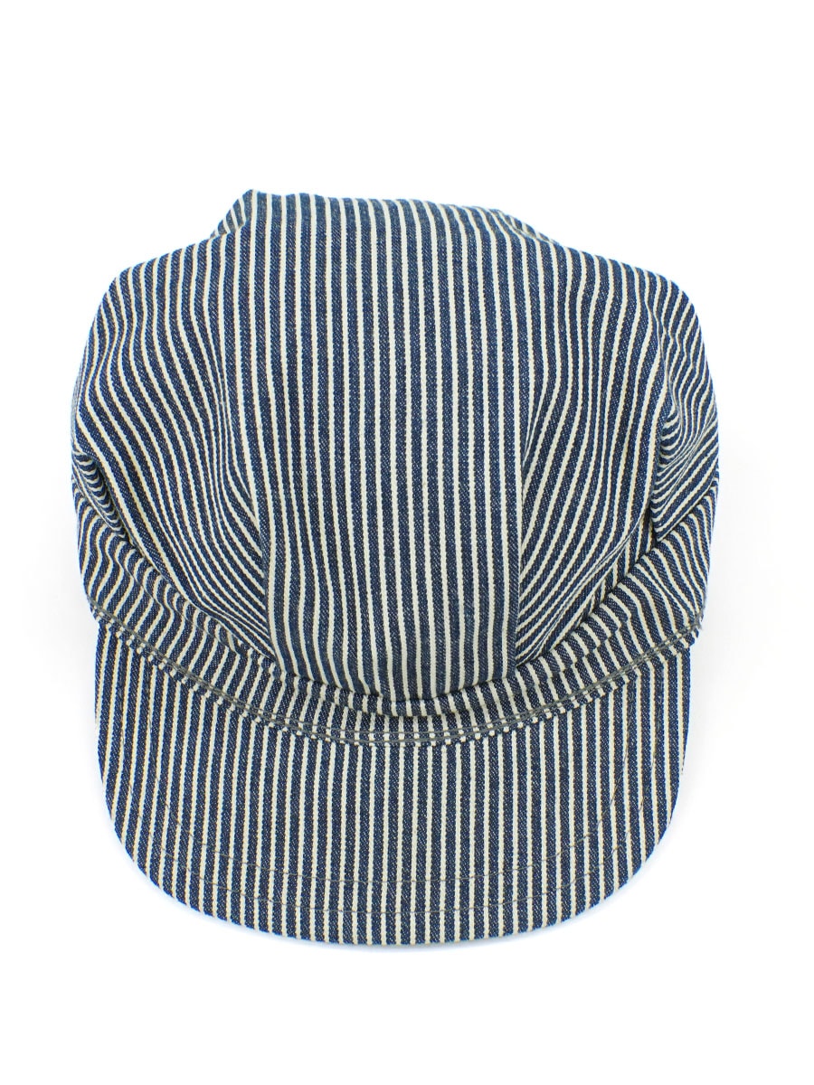 70's～ ヒッコリーストライプ ワークキャップ 表記(M) | NEW ITEM