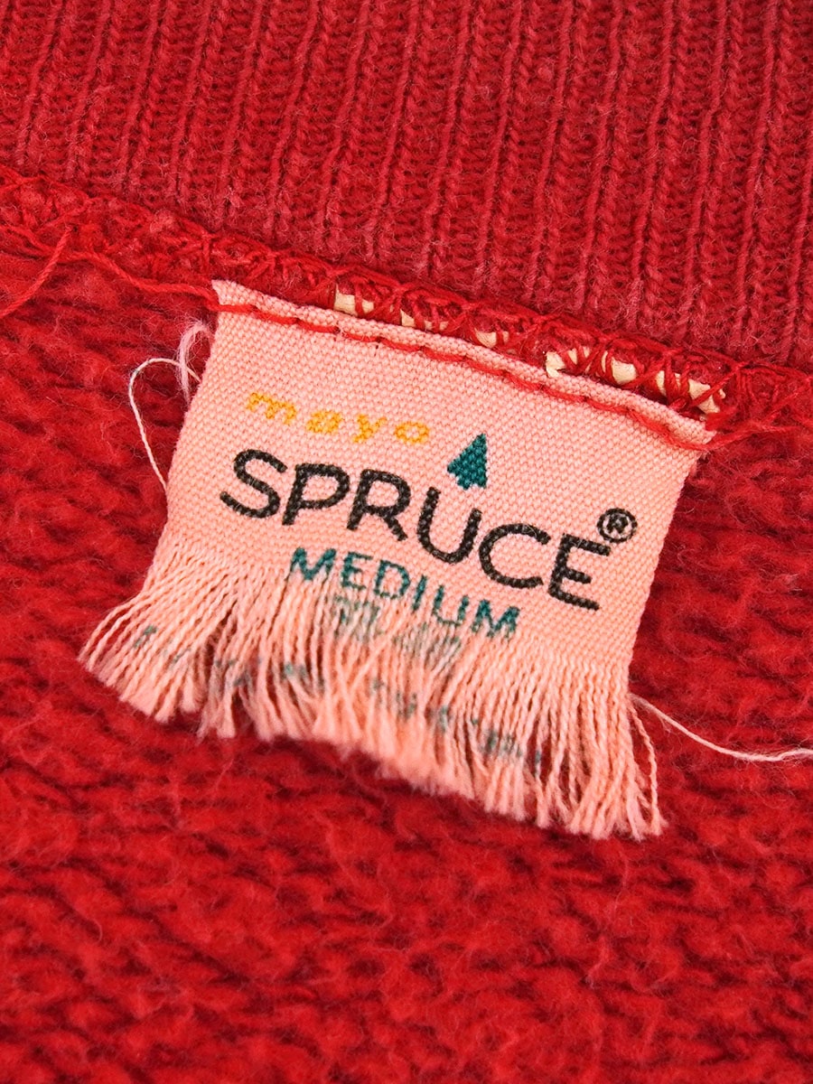 60's SPRUCE ''ライナス'' 両面染み込みプリント ラグランスウェット