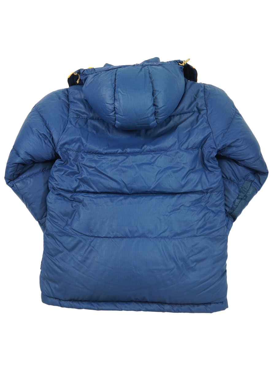 70's 茶タグ THE NORTH FACE フード付き リップストップ ダウン
