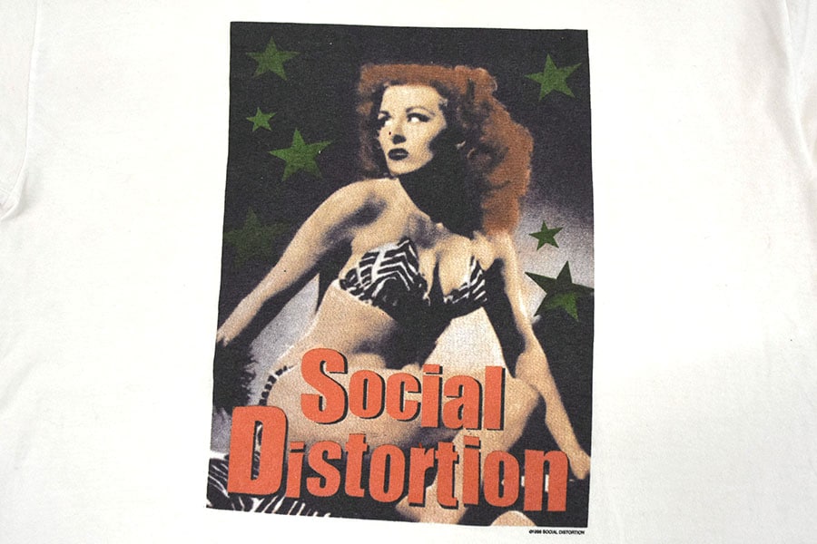 90's giant ''Social Distortion'' 両面袖プリント ロング