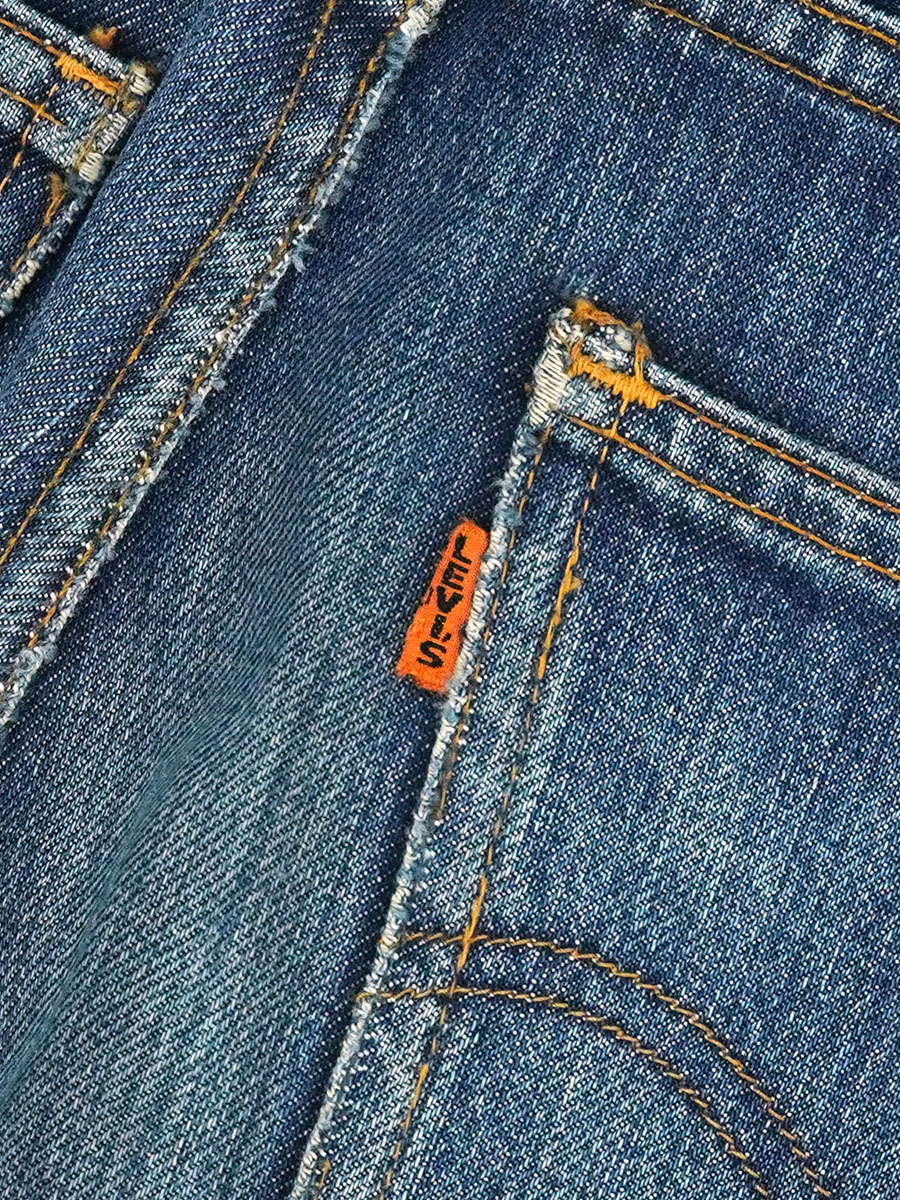 60's Levi's 606 オレンジタブBIG-E デニムパンツ 良色落ち 実寸(30x27.5位)
